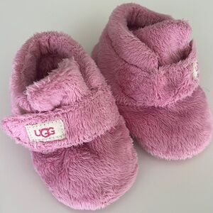 UGG Pink Furry Baby shoes